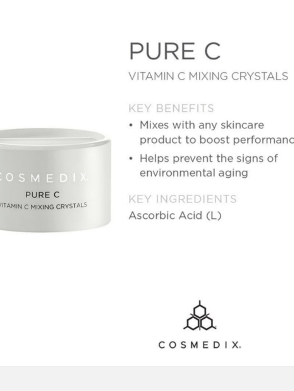 Cosmedix PURE C.